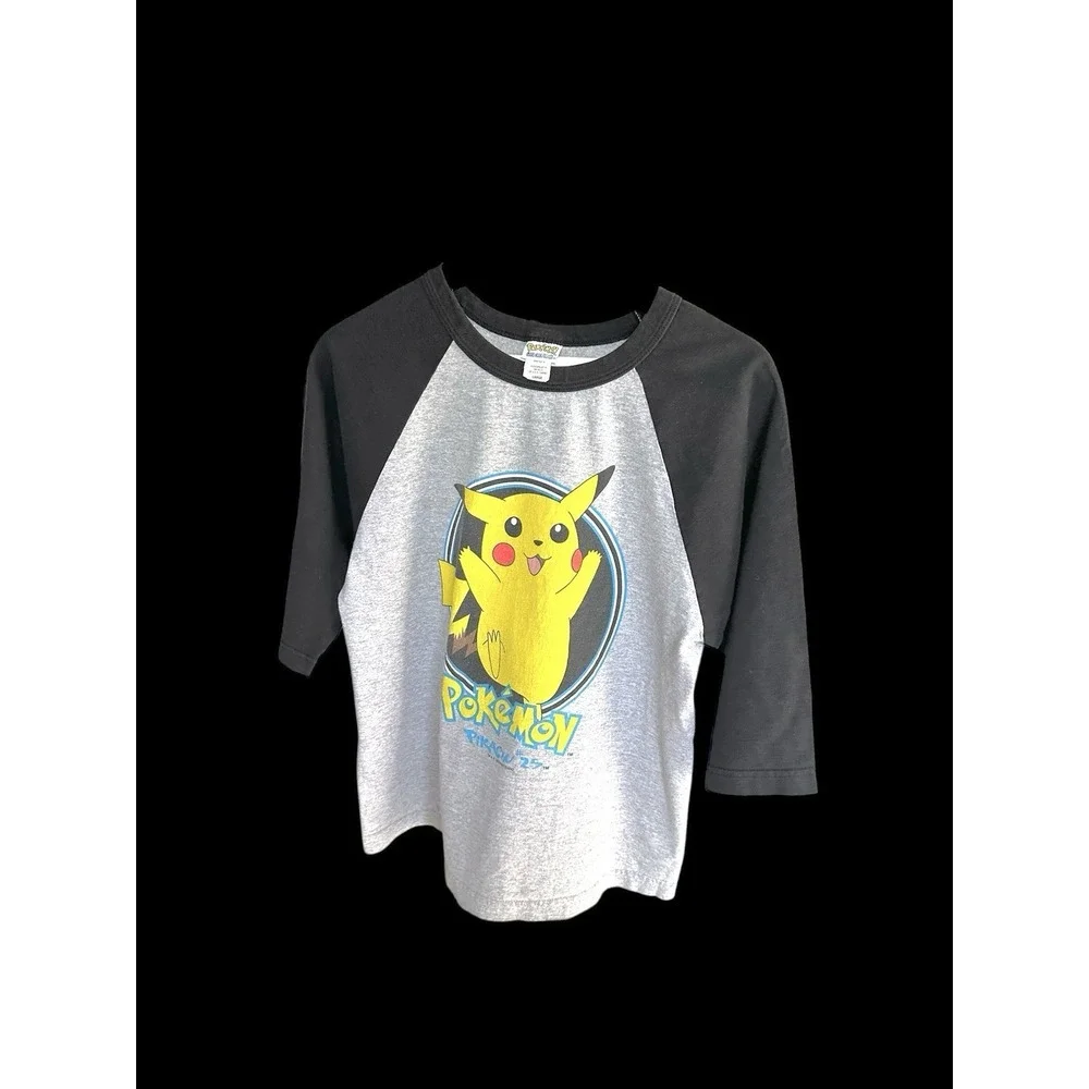 Vintage Pokémon Meowth 1999 Kids T-Shirt Sz Youth‎ Large Women's Sz XS